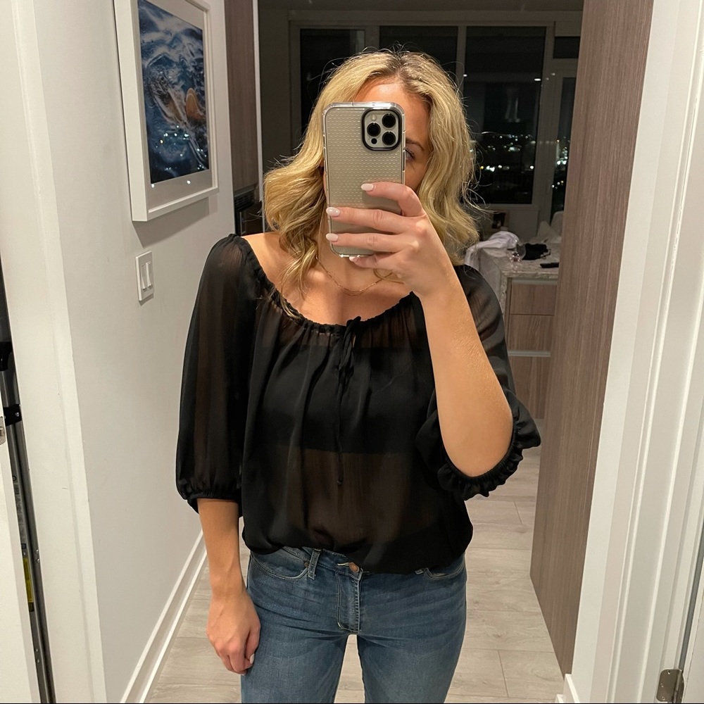 Sheer Blouse by Alexis